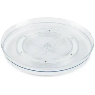 Rotho Drehteller Küchenorganizer, Loft 3,2 cm Hoch Transparent