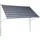 Klemmmarkise Premium 300 x 170 cm grau