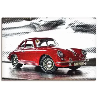 Artland Wandbild »Klassiker - Der Porsche 356« Auto 1 Stk. tlg. als Alubild, Outdoorbild, Leinwandbild, Poster, Wandaufkleber, rot