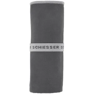 SCHIESSER Mario Sporthandtuch 80 x 130 cm grau