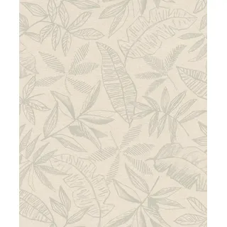 Rasch Textil Vliestapete LEAFAGE 10,05 m x 0,53 m beige 600551