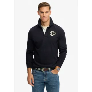 Superdry Vintage Athletic Rugby Langarm-polo - eclipse navy, - S,