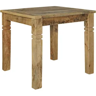 Wohnling Esstisch 80 x 76 x 80 cm braun