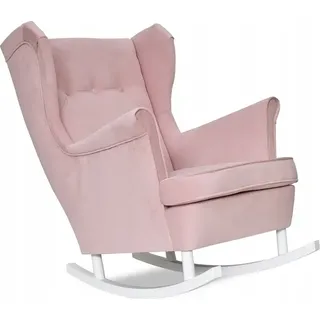 Kaiser Möbel Ohrensessele Schaukelstuhl Pulver Rosa Tochter Zimmer Relax