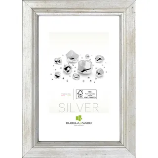 Rahmen , Silberfarben , Holz , 30x45 cm , Bilder & Rahmen, Bilderrahmen, Bilderrahmen & Fotorahmen