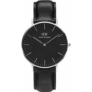 Daniel Wellington Classic Black Sheffield Leder 36 mm DW00100145