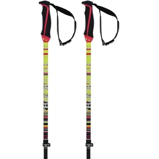 Volkl Phantastick Fr Stöcke - Night Blue / Infrared / Yellow - 110-140 cm