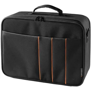 celexon Beamertasche Economy Large - 41x29x15 cm - Hartschalenrahmen - wasserabweisend & abwaschbar - 100% Polyester - schwarz