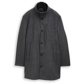 Tom Tailor Herren 2-in-1 Wollmantel mit Abnehmbarer Innenjacke