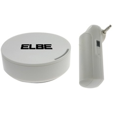 ELBE TA-7040 Kabelloser Audio-Sender (8 Frequenzkanäle, inkl. Sender und Empfänger, -10 m) Weiß
