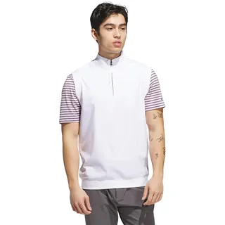 adidas Herren Ultimate365 Classic Quarter-Zip Vest Coat, white, XXL