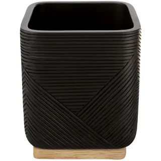 Kleine Wolke Zahnputzbecher Crossover, Accessoires, Farbe Schwarz, Material: Polyresin, Bambus
