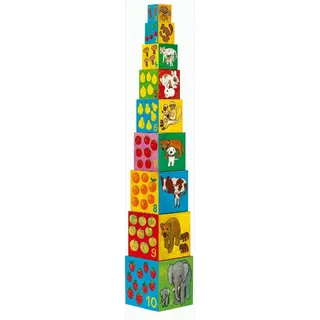 Djeco - Stapelturm: 10 my friends blocks
