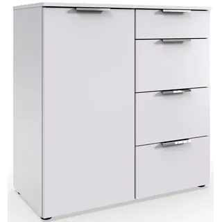 WIMEX Kombikommode »Level by fresh to go« 1-türig, mit 4 Schubladen und soft-close Funktion, 84cm breit, weiß