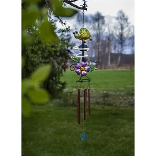 Star Trading - Solar-Windspiel 'Turtle', bunt, ca. 104x17 cm
