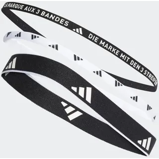 adidas Performance Haarband »MULTIPLE WIDTH TRAINING HAARBÄNDER, 3ERPACK«, schwarz-weiß