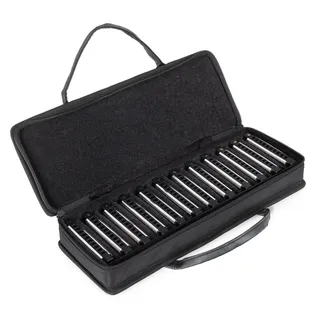 Classic Cantabile AHBS-12 Alabama Blues Harmonica 12er Set, Stimmungen: C | 12 diatonische Mundharmonikas, H (B)., Spezielle Schwingplatten für typischen Blues Harmonica Klang, Stärke Stimmplatte: 1 mm
