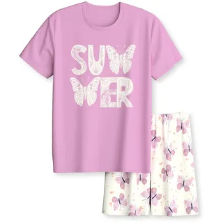 CALIDA Kids Kurz-Pyjama Kinder Bubble Gum pink 140-146