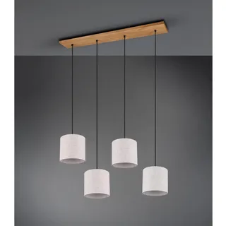 Trio Elmau 4-flg. 100 cm rund beige Holz