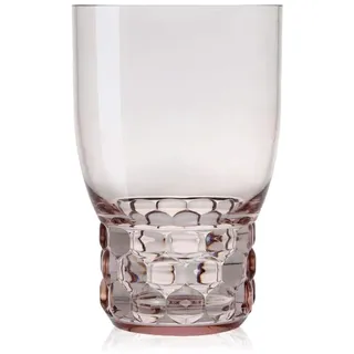 Kartell Jellies Family Tellern, tischtts, Gläsern, Schüsseln und Karaffen, Plastik, rosa, 8.5 x 13 cm, 4