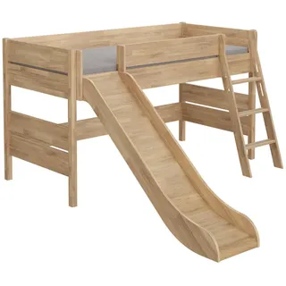 Paidi Spielbett , Eichefarben , Holz, Holzwerkstoff , Eiche , massiv , Höhe ca. 14 cm , 90x200 cm , Blauer Engel, Goldenes M , Typenauswahl, in verschiedenen Größen erhältlich, in verschiedenen Farben erhältlich , Babymöbel & Kindermöbel, Kinderzimmer & Jugendzimmer, Kinderbetten, Spielbetten