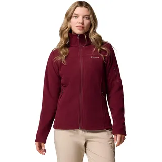 Columbia Damen Fast Trek 2 Jacket Full Zip Fleece Jacket Rich Wine XS