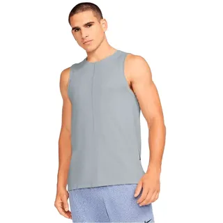 Nike Herren Yoga Tanktop, Light Smoke Grey/White/Black, S