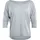 Leichtes Modal-3/4-arm Mcs001 Yoga-Shirt Cool-grey XS EU
