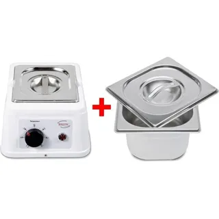 Städter Temperiergerät Set inkl. Zusatz-Behälter - Schmelzgerät für Kuvertüre und Schokolade - Inhalt des Schokoladenbehälters je 1,5 Liter