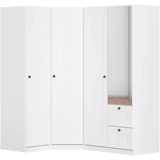 Rauch Eckschrank Skagen 130 x 197 x 0 cm Weiß