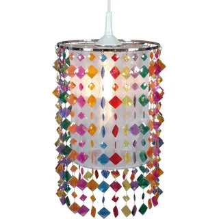 Näve Pendelleuchte mit Acrylperlen Bunt