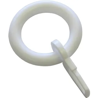 GARDINIA Scheibenstange 1-läufig Ø 6 mm 10 cm Weiß