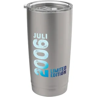 Juli 2006 Limited Edition Juli 2006 Geburtstag Retro 2006 Doppelwandiger Edelstahl-Thermobecher