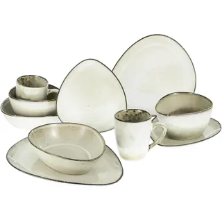 CreaTable Kombiservice Cloudy 10-tlg. sand