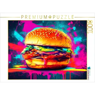 CALVENDO Puzzle Hamburger | Lege-Größe cm Foto-Puzzle für glückliche Stunden