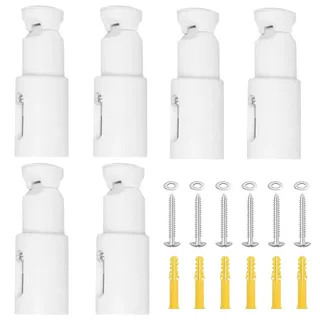 6 Stück Heizkörper Halterung Set,Halterung für Badheizkörper,Einstellbar Handtuchheizkörper Montagehalterung,Badezimmer Halterung Befestigung für Gerade und Gebogene Badezimmer Heizkörper