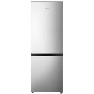 Gorenje RK14CPS4 Kühl-Gefrierkombination/Freistehend/EEK C/39 dB/175 Liter/Gemüseschubfach/LED Beleuchtung/Türanschlag wechselbar/HxBxT: 143x56,2x56,2 cm/Silber