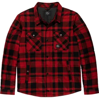 Vintage Industries Square+, Hemd/Textiljacke - Rot/Schwarz - L