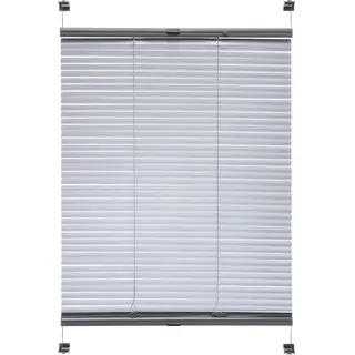Jalousie LIEDECO "Klemmfix-Aluminiumjalousie" Gr. 4, silber (silberfarben), B:90cm H:130cm, Jalousien, Jalousie