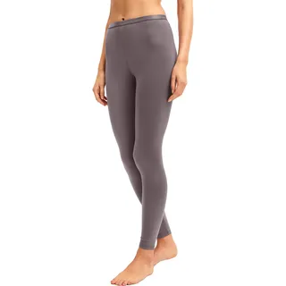 Leggings CALIDA "Natural Comfort", Damen, Gr. M (44/46), N-Gr, grau (sparrow braun), Single Jersey, Obermaterial: 92% Baumwolle, 8% Elasthan, eng lang, Hosen Leggings, Cotton-Mix, elastisch, pillingarm, Single Jersey Qualität