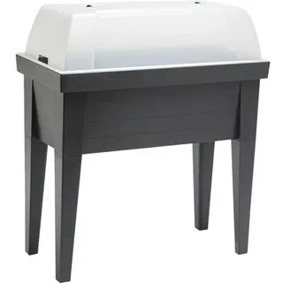 Hochbeet auf Stelzen Kunststoff E&K 99x50x107 cm anthrazit
