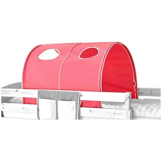 Mid.you Tunnelset , Rosa, Weiß , Metall, Textil , Uni , 100x73x87 cm , Babymöbel & Kindermöbel, Kinderzimmer & Jugendzimmer, Kinderbettzubehör