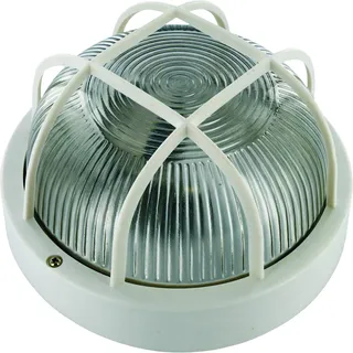 smartwares Kellerleuchte 60 W Kunststoff spritzwassergeschützt E27 weiß