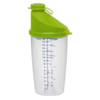 EMSA (Groupe SEB Deutschland GmbH) Emsa Superline Mixbecher mit Ausgussdeckel, Fassungsvermögen: 0,5 Liter,