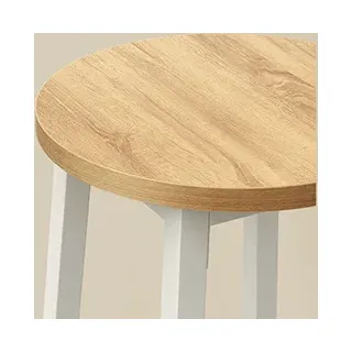 VASAGLE Barhocker Barstühle (Set, 2 St., 2er), bis 100kg belastbar, 32x32x65cm, CBL32 - Weiß