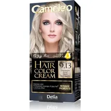 Delia Cosmetics, Haarfarbe, Delia Cameleo HCC Omega + permanenter Farbstoff Nr. 9.13 Champagner Blond 1op.