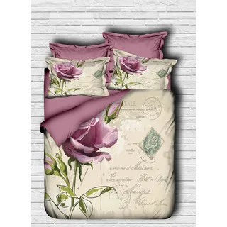 L'Essentiel Linge de Maison, Adal- PRL1124, Lila, Bettdecken, Oberseite der Bettdecke und Kissenbezug: 100% Polyestermikrosatin - Lila