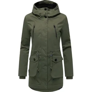 Ragwear Kurzmantel "Kurzmantel Ellsa YOUMODO", schwarz olive