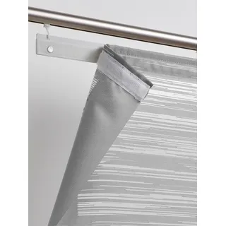 Heine Schiebevorhang in grau | Gr.: 145-x-60-cm