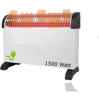 TK Gruppe Elektroheizer Heizung Konvektor 1500 Watt - Mobile Heizgerät